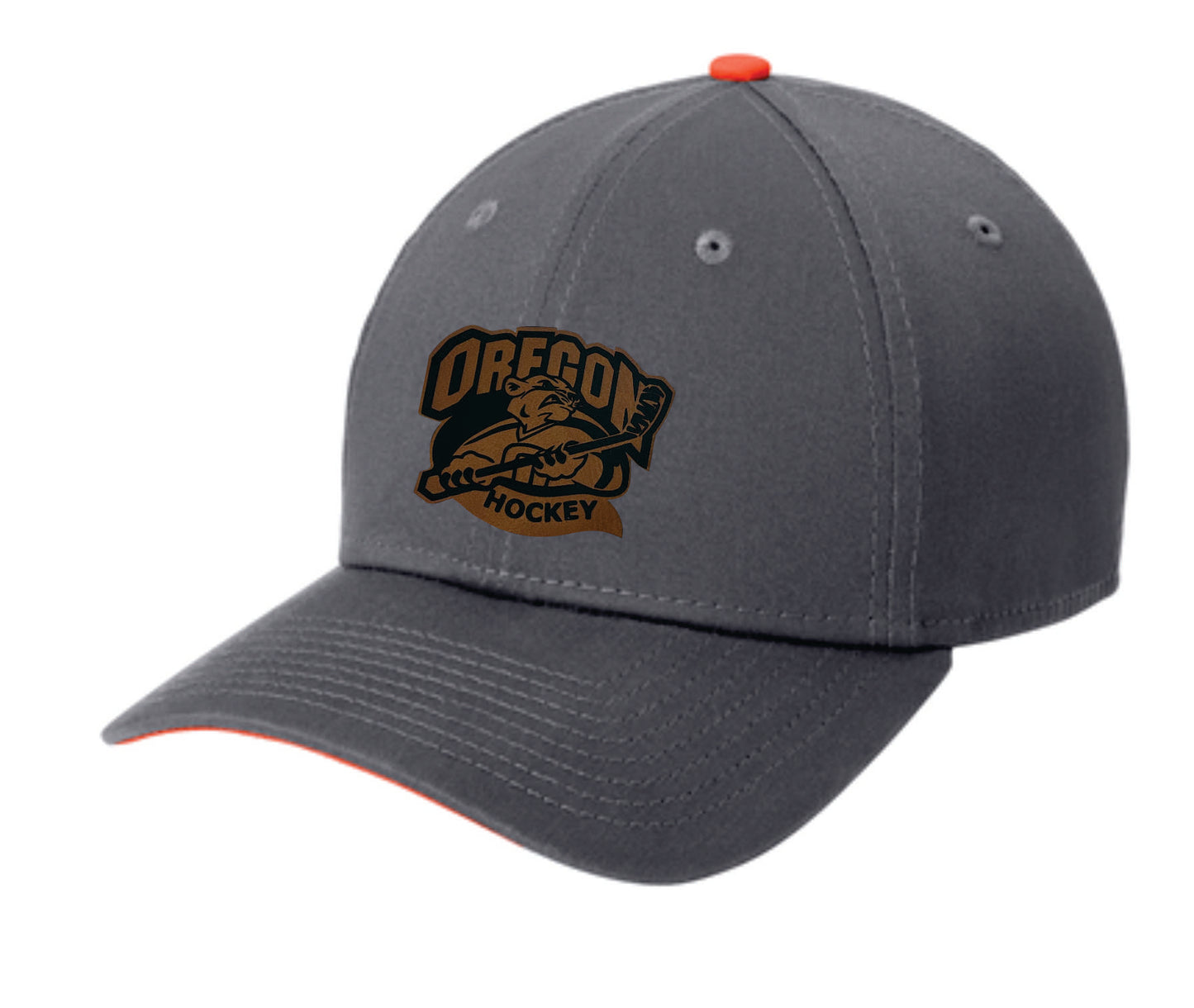 Oregon Hockey New Era Interception Hat with Leatherette Patch