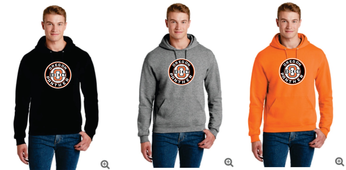 Oregon Panthers Hockey Digital Print Pullover Hoodie Orange, Black or Gray v2