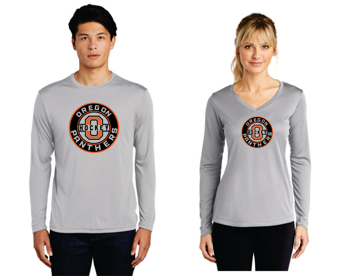 Oregon Panthers Hockey Sublimated Long Sleeve T-shirt, Men, Women, Youth V2