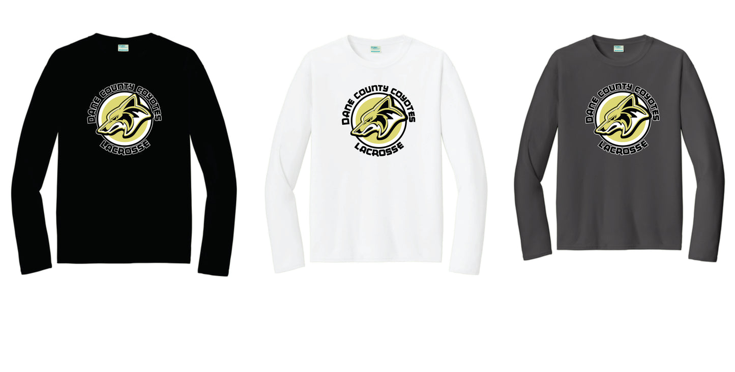 Coyotes Performance Long Sleeve T-shirt Digital Print Youth/ Adult