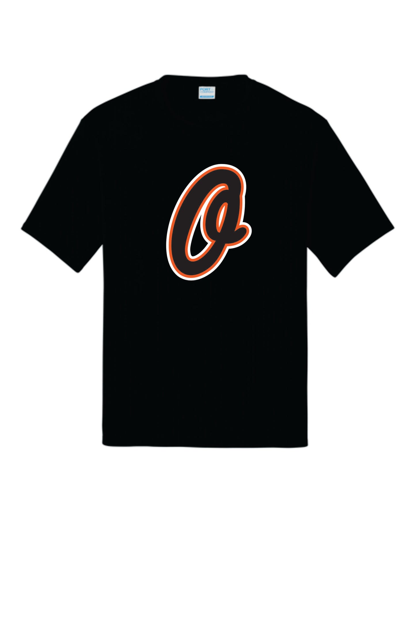 OBB Performance Tee. Black, Gray, White, Orange. Youth and Women' Sizes V4
