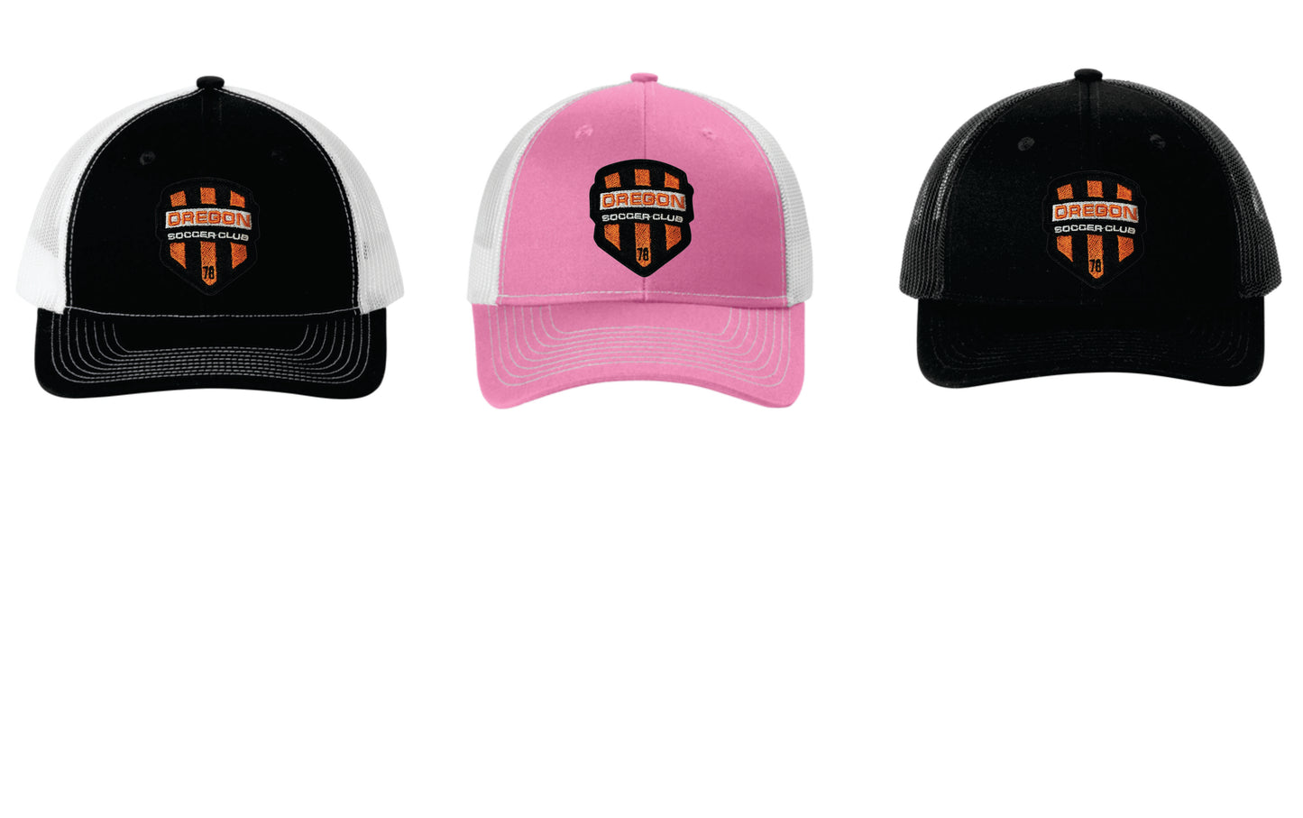 Oregon SC Ponytail Snapback Trucker Hat with embroidered Logo