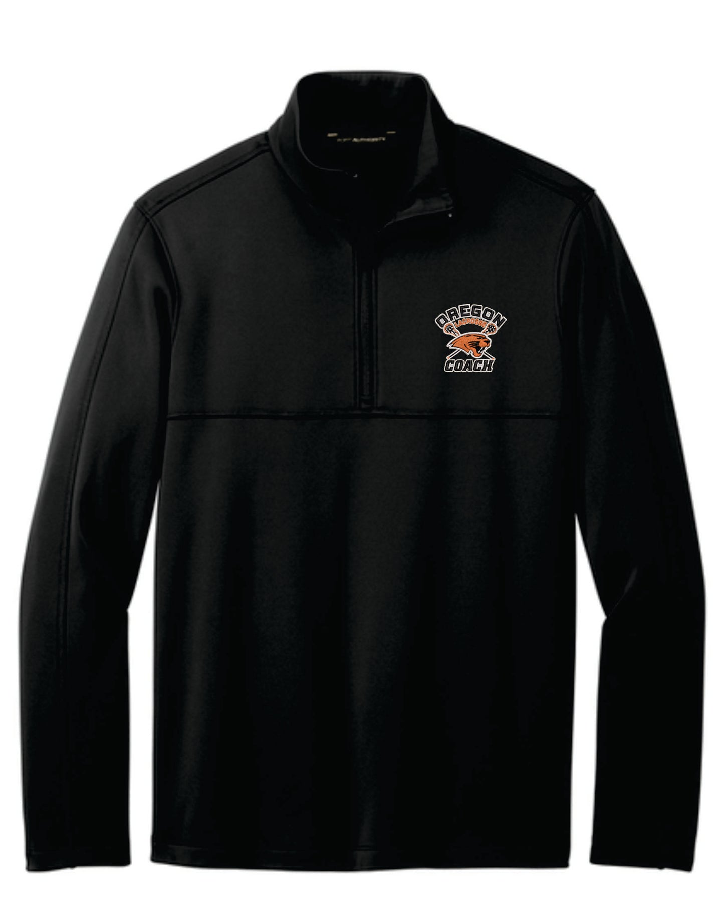 Lacrosse Coaches Port Authority Smooth Fleece Quarter Zip Unisex Sizes Coaches CV1