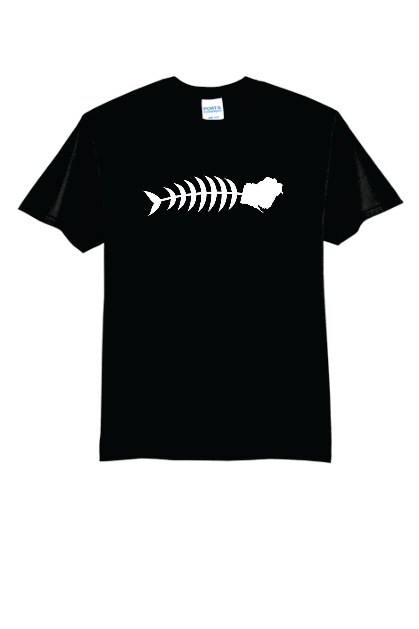 Wiscouture WI go fishing Bend Tee Black, Red, Gray, Unisex and Youth Sizes