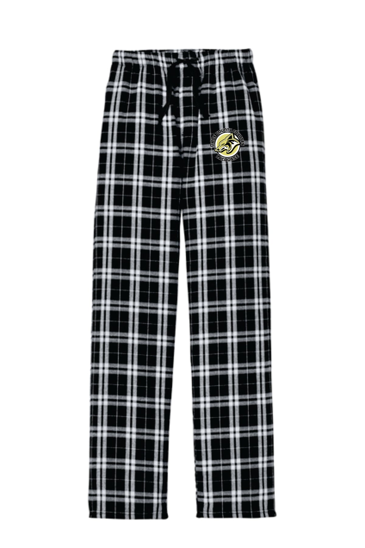 Coyotes Plaid Flannel Pajama Pants Men Women
