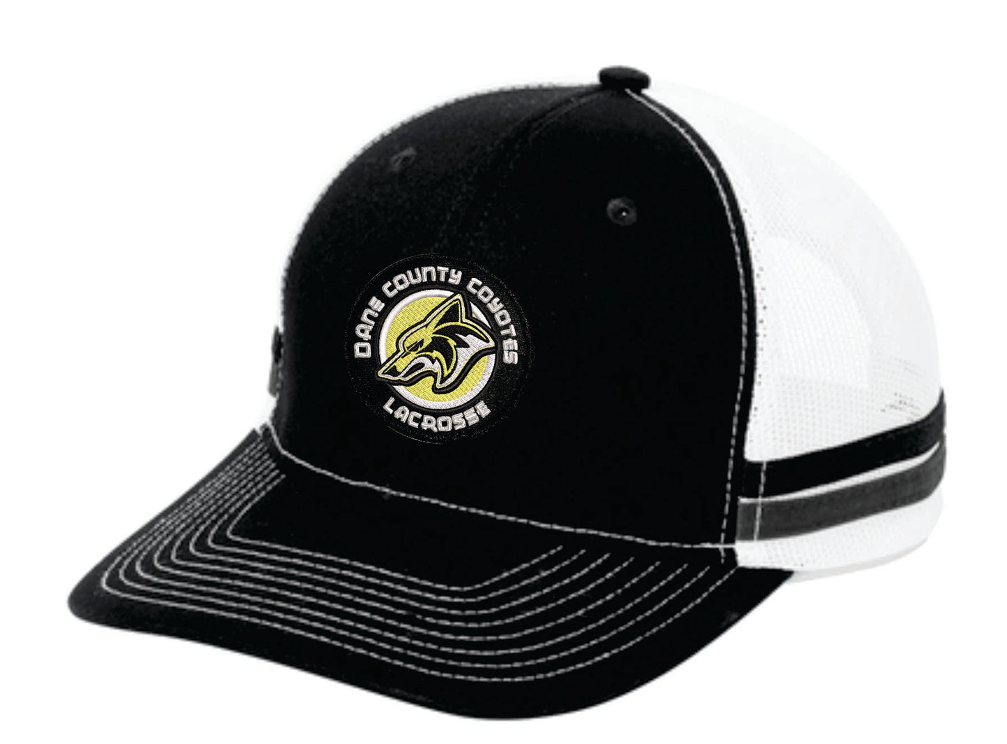 Coyotes Lacrosse 2 Stripe Trucker Hat