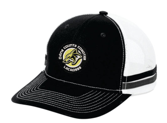 Coyotes Lacrosse 2 Stripe Trucker Hat