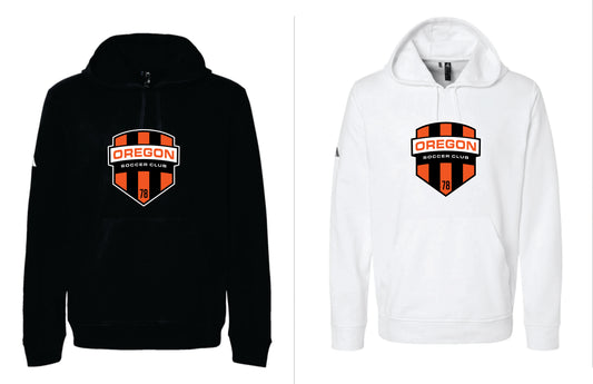 Oregon SC Adidas Hoodie. Full Front Design. Unisex Sizes