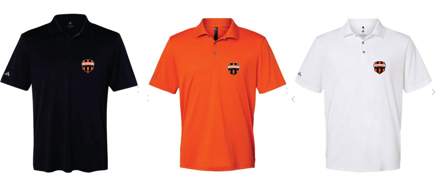 Oregon SC Adidas Performance Polo with Digital Logo