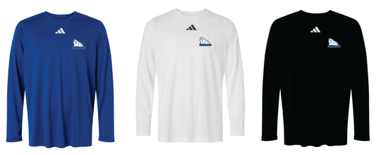 Icebergs Adidas Pregame Long Sleeve T-Shirt Left Chest design Men, Women