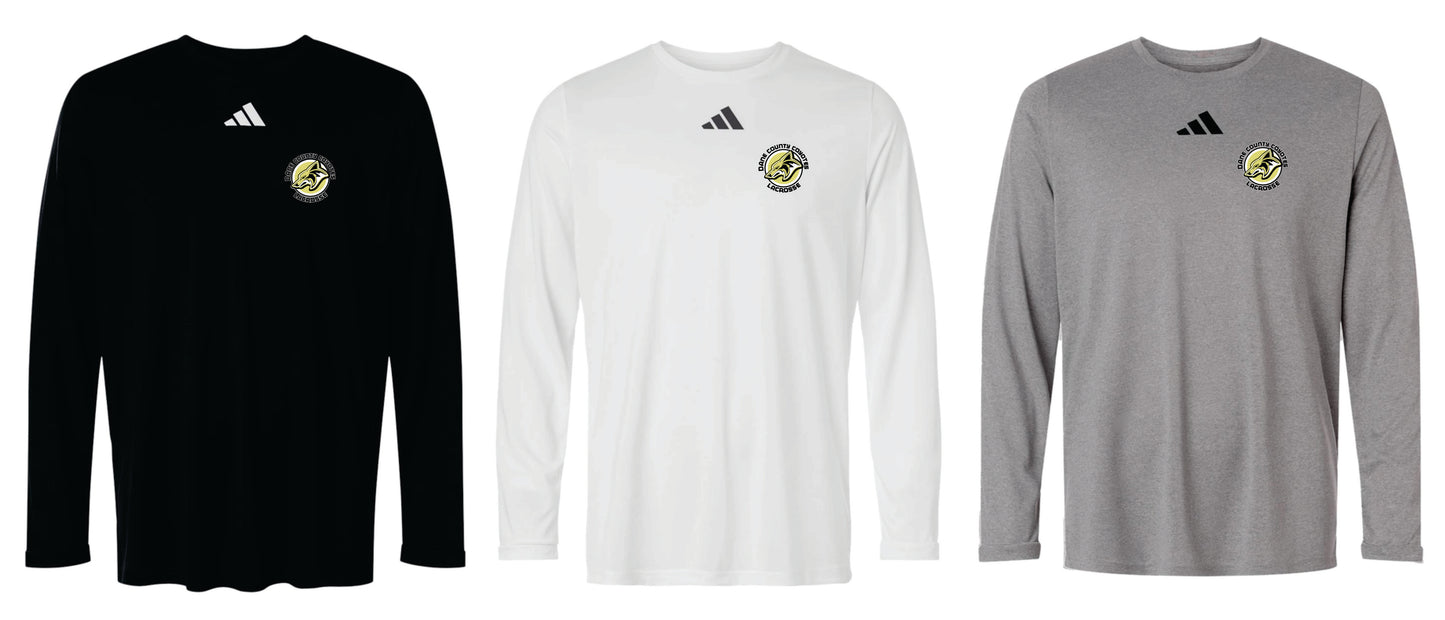 Coyotes Adidas Pregame Long Sleeve T-Shirt Left Chest design Men, Women
