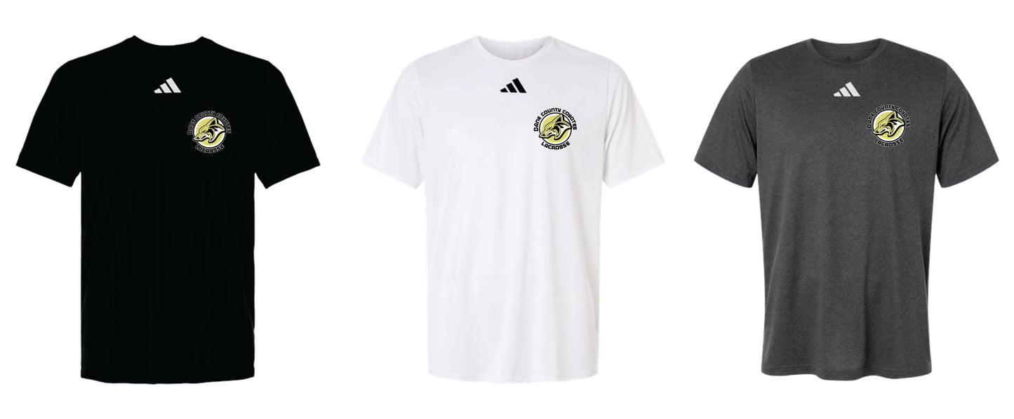 Coyotes Adidas Pregame T-Shirt Left Chest design Men, Women.