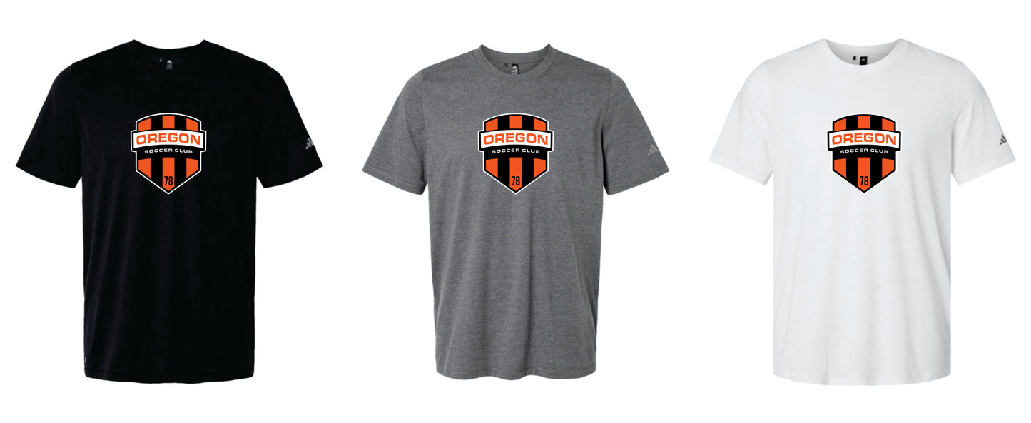 Oregon SC Adidas - Men's  Blended T-Shirt Full Front Design. Men, Women.