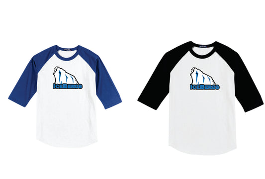 Icebergs Baseball Shirt, Youth/ Adult