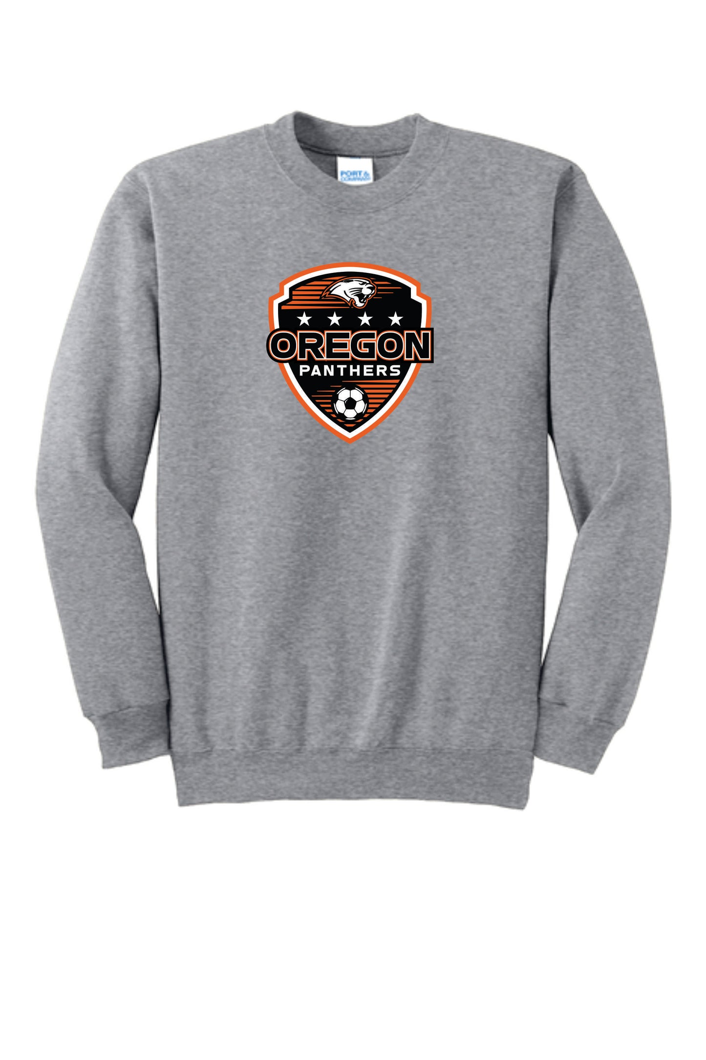 OHS Girls Soccer Cotton Blend Pullover Crewneck. Black, Gray, White.  Unisex and Youth Sizes