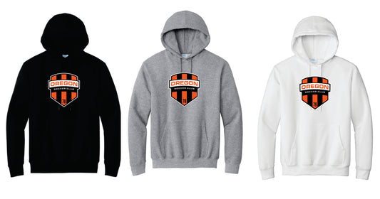 Oregon SC Cotton Blend Hoodie.  Full Front Design. Black, Gray, White.   Adult and Youth Sizes