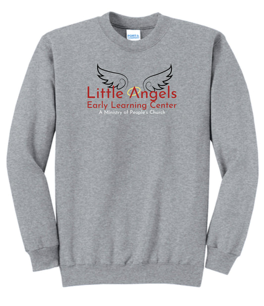 Little Angels Cotton Pullover Crewneck. Unisex and Youth Sizes