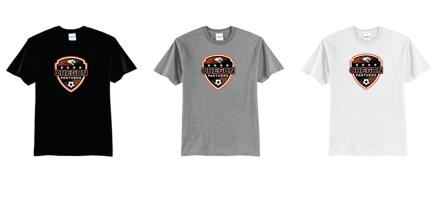 OHS Girls Soccer Cotton Blend Tee Black, Gray,White. Unisex, Women and Youth Sizes