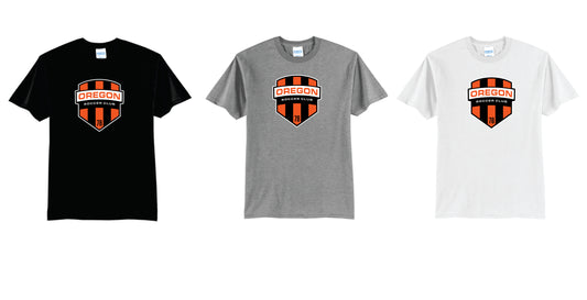 Oregon SC Cotton Blend Tee. Full Front Desgn. Black, Gray White.  Unisex, Women'and Youth Sizes