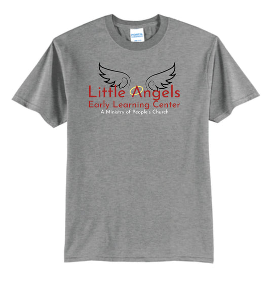 Little Angels 50/50 Tee. Adult, Women and and Youth Sizes