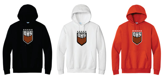 OHS BS Cotton Blend Hoodie. Black, Orange, White.  Unisex and Youth Sizes V1