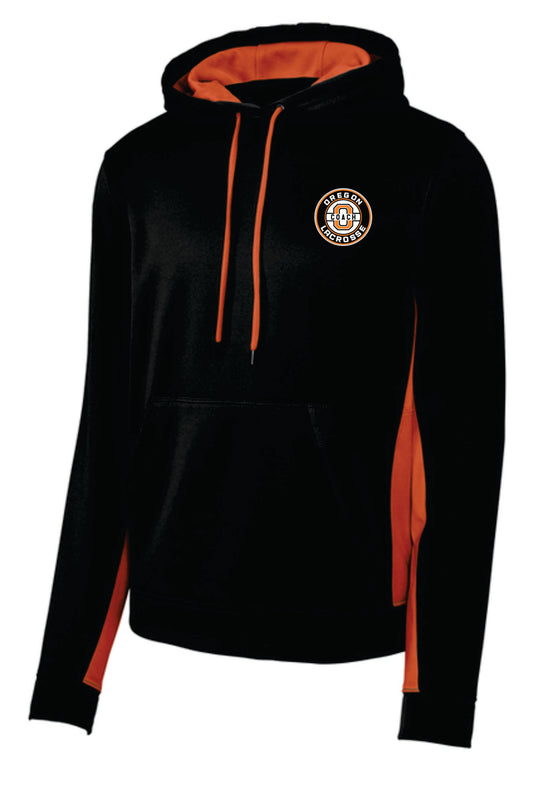 Lacrosse Coaches Sport Tek Color Block Hoodie. Unisex Sizes Coaches CV2