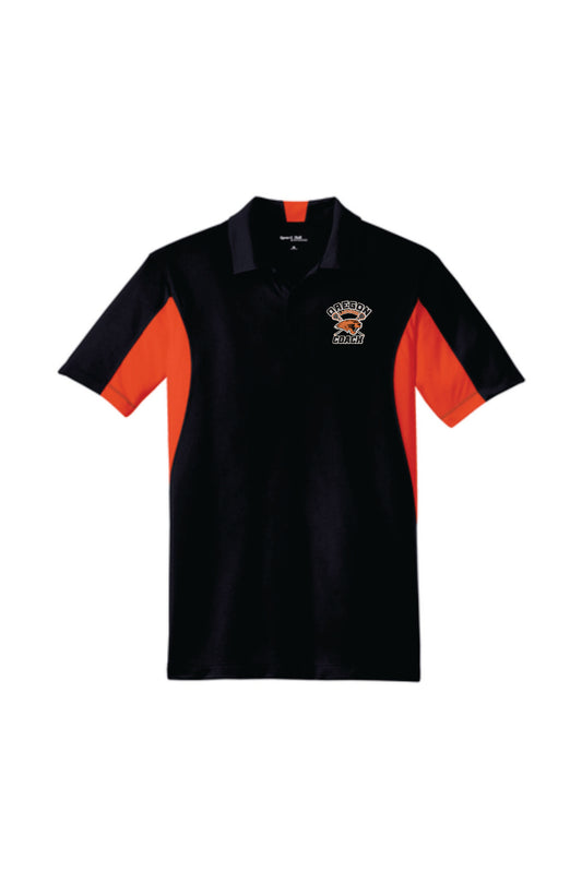 Lacrosse Coaches Sport Tek Color Block Embroidered Polo Coaches CV1