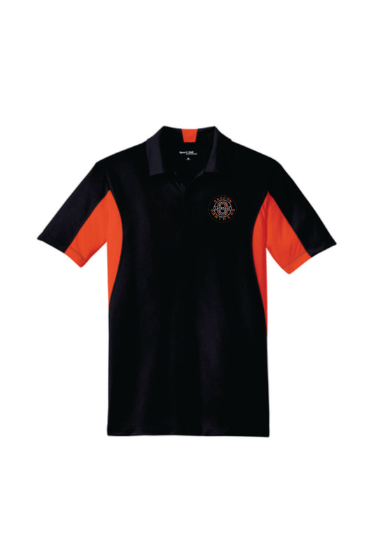 Lacrosse Coaches Sport Tek Color Block Embroidered Polo V1