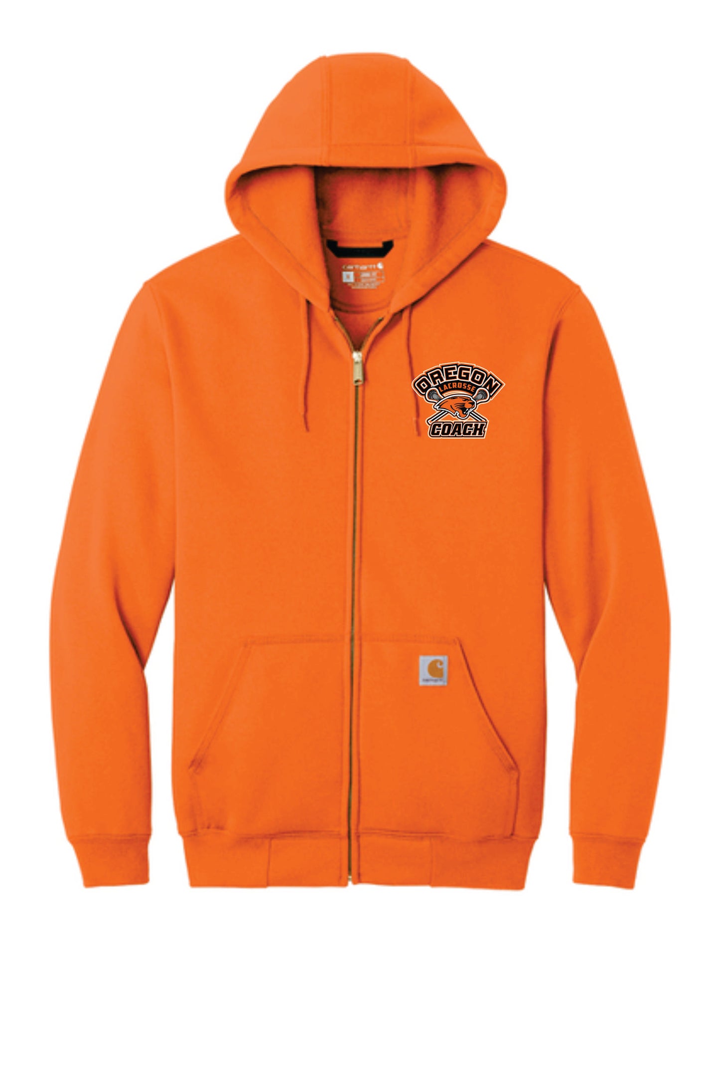 Lacrosse Coaches Carhartt® Midweight Hooded Zip-Front Sweatshirt Coaches CV1
