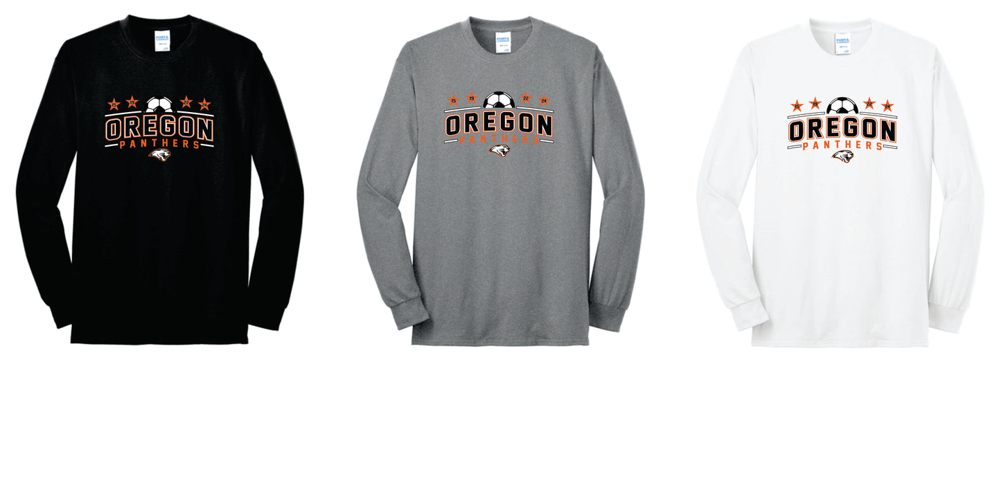 OHS Girls Soccer Champions Cotton Blend  Long Sleeve T-shirt Digital Print Unisex and Youth Sizes