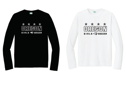 OHS Girls Soccer Champions Legacy  Performance Long Sleeve Tee. Unisex and Youth Sizes