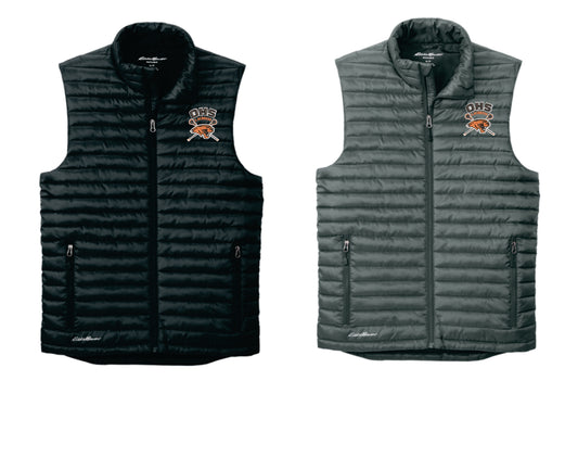 Oregon Boys Lacrosse Eddie Bauer Packable Quilted Vest Men, Women OHS1