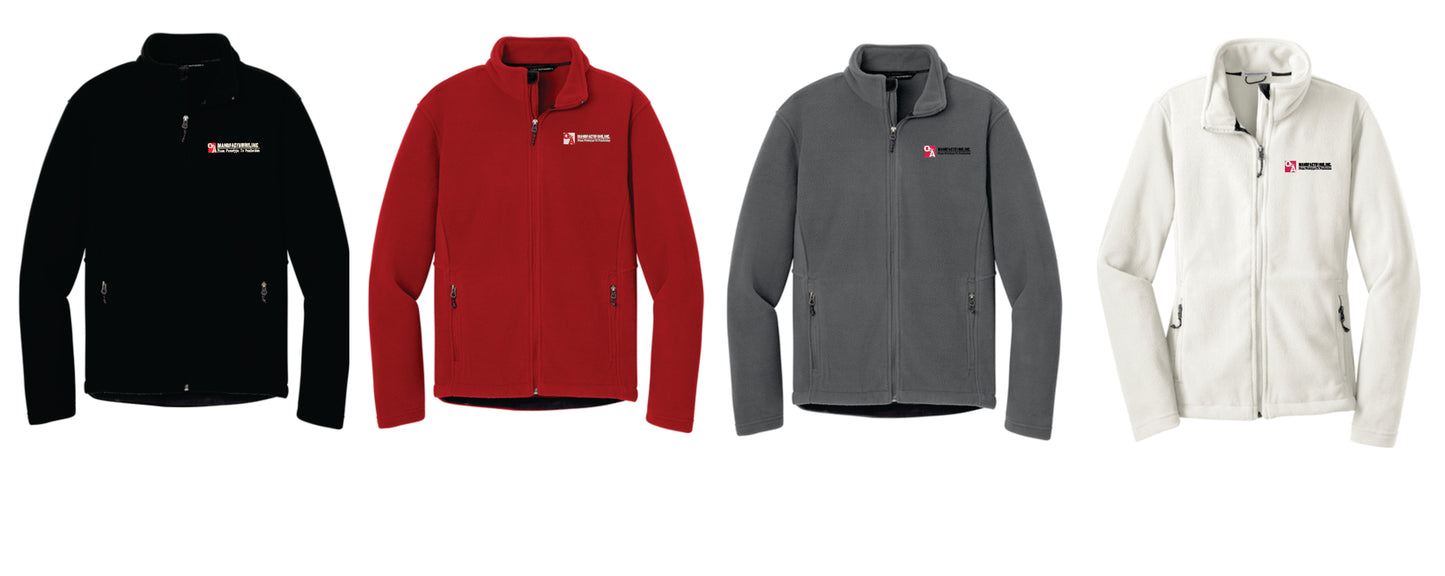 O&A Fleece Jacket  with Embroidered Logo