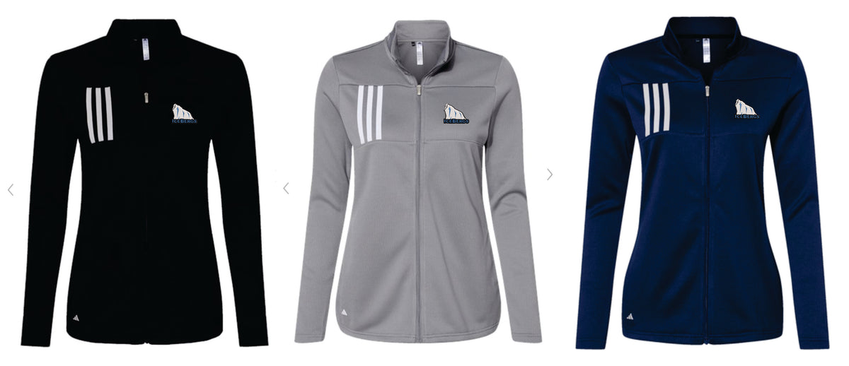Icebergs Adidas - 3-Stripes Double Knit Full Zip Pullover Women