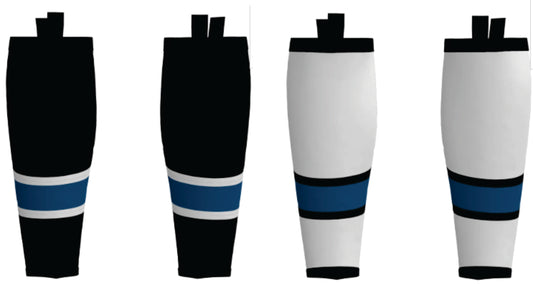 Icebergs Single Ply Reverseable Hockey Socks