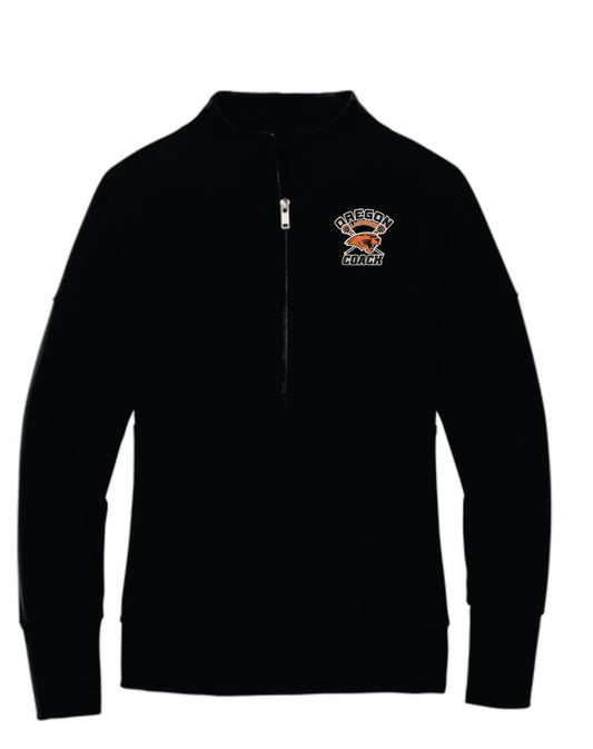 Lacrosse Coaches Mercer & Mettle Women’s Linear Texture 1/4-Zip Coaches CV1