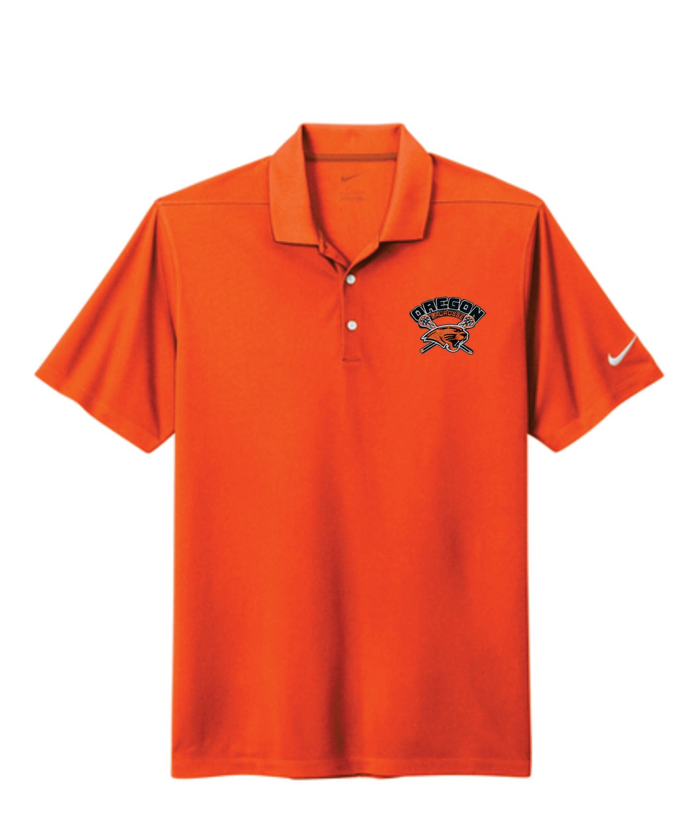 Lacrosse Coaches Nike Dri Fit Micro Pique Embroidered Polo V1