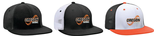 OBB Flat Bill Mesh Trucker Hat Flex Fit v1