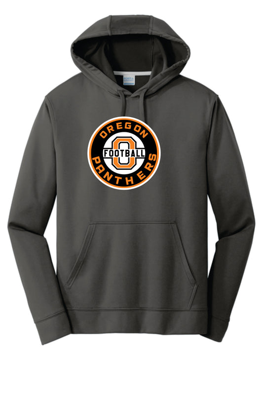 OFB Performance Hoodie. Black, Charcoal,Silver. Adult and Youth Sizes  V2