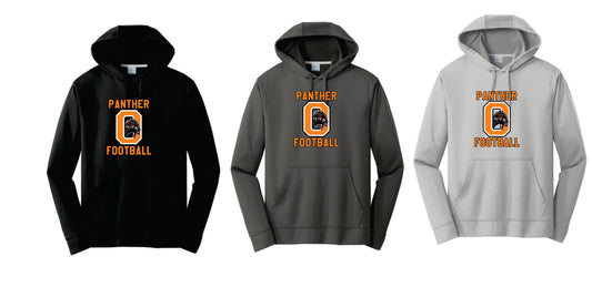 OFB Performance Hoodie. Black, Charcoal,Silver. Adult and Youth Sizes V4