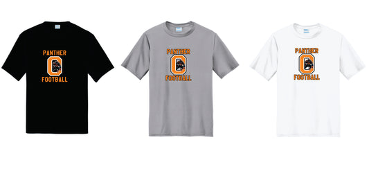 OFB Performance Tee. Black, Silver White.  Adult and Youth Sizes V4