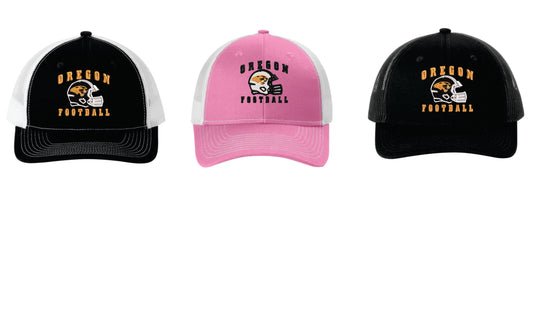 OFB Ponytail Snapback  Trucker Hat with embroidered Logo V1