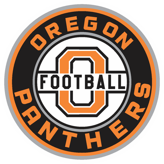Oregon Football Sticker Round Logo