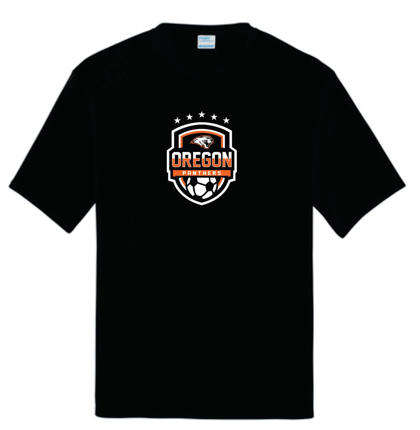 Cotton Blend Tee Black, Gray, Orange, White. Youth Sizes