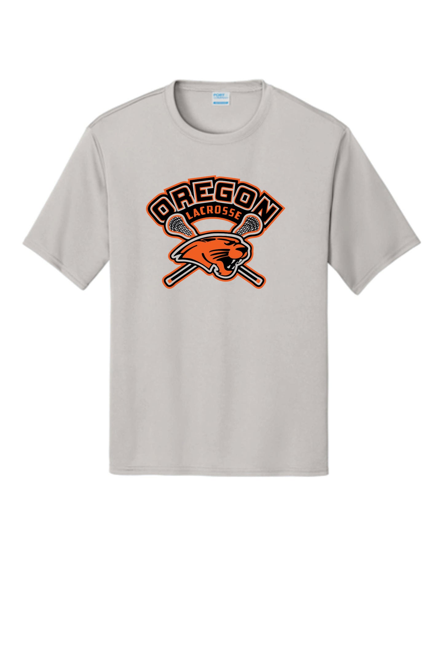 OHS Boys Lacrosse  Sublimated Performance Tee. Silver. Unisex Women  and Youth Sizes V1