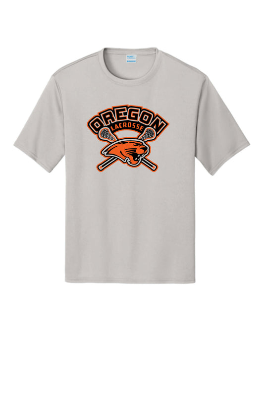OHS Boys Lacrosse  Sublimated Performance Tee. Silver. Unisex Women  and Youth Sizes V1