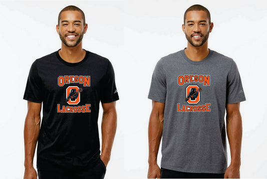 Oregon Lacrosse  Adidas - Men's  Blended T-Shirt Men V4L