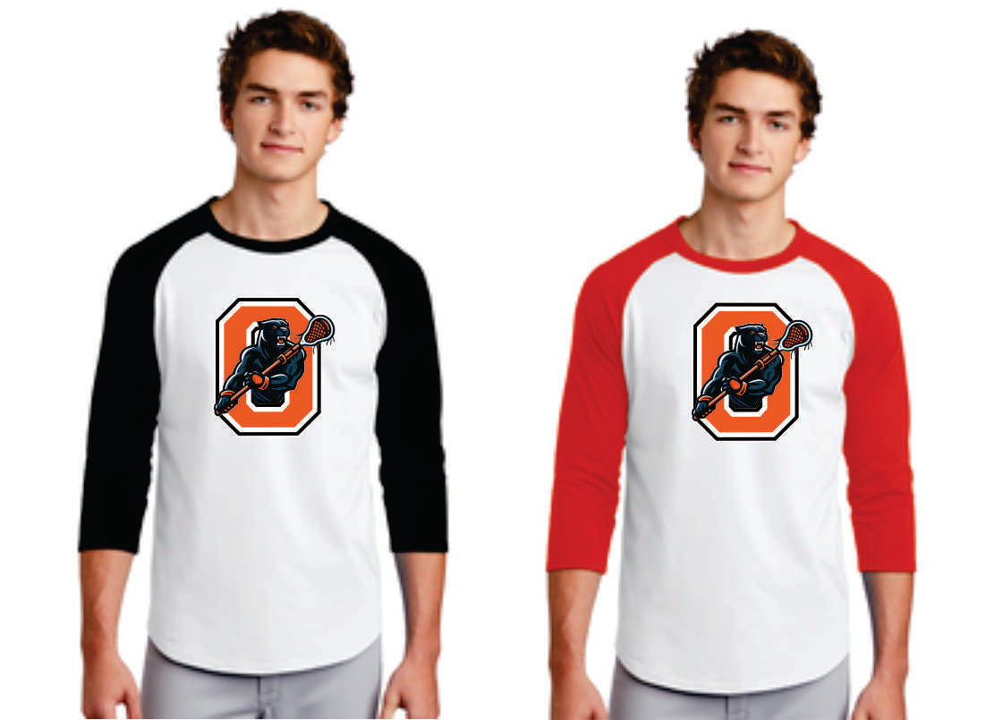 Oregon Lacrosse Baseball Shirt Youth/ Adult  V5