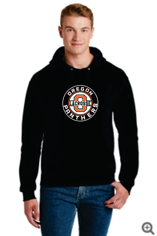 Oregon Lacrosse Digital Print Pullover Hoodie Orange, Black or Gray, Uninisex/ Women/Youth  V2