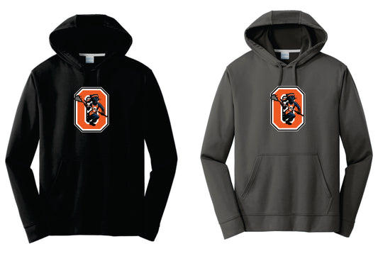 OLAX Girl Power Performance Hoodie. Black, Charcoal Adult and Youth Sizes